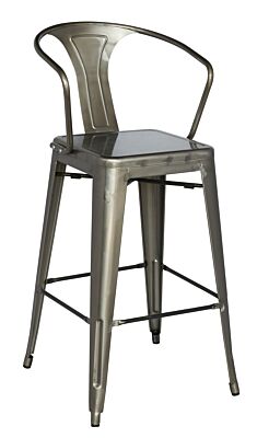 Chintaly Alfresco 8020 Bar Stool, Gun Metal, $138.82, Chintaly, 