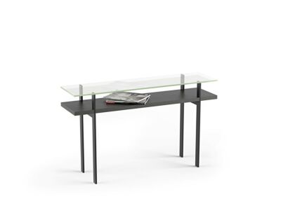BDI Terrace 1153 Console Table, Charcoal Stained Ash 