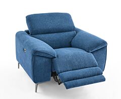 Lucca Fabric Armchair with Recliner | Creative Furniture-Cerulean Fabric HTL
