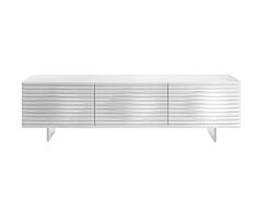 Casabianca Moon Entertainment Center, White High Gloss