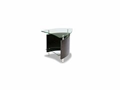 BDI Fin 1110  End Table, Espresso Stained Oak