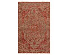 Jaipur Living Azar Hand-Knotted Medallion Rust Taupe Area Rug