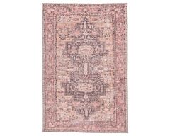 Jaipur Living Cosima Medallion Pink/ Dark Purple Runner Rug