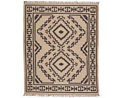 Jaipur Living Jaima Handmade Tribal Beige/ Black Area Rug
