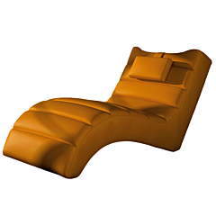 Cortex Los Angeles Chaise Lounger, Orange