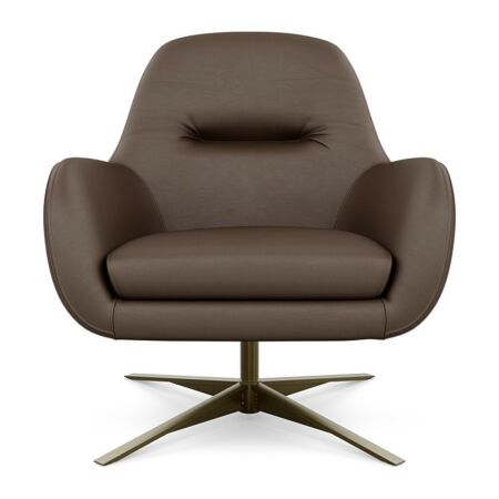 American Leather Arno Swivel Chair, Bali Leather
