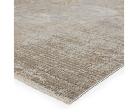 Vibe by Jaipur Living Aubin Medallion Beige White Runner Rug