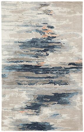 Jaipur Living Genesis Handmade Abstract Blue Pink Area Rug