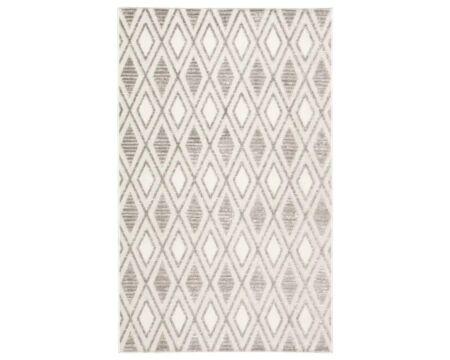 Jaipur Living Meira Indoor/ Outdoor Trellis Gray White Area Rug