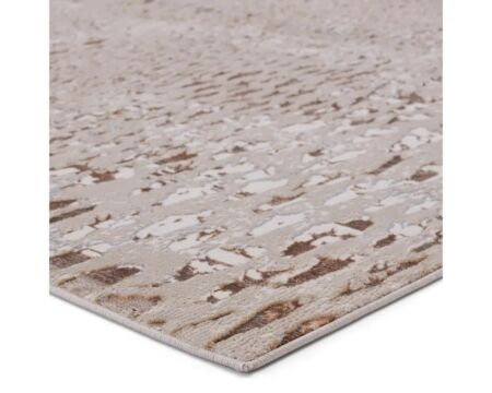 Nikki Chu by Jaipur Living Kimball Animal Beige Bronze Runner Rug 