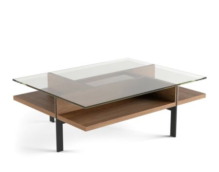 BDI Terrace 1152 Rectangular Coffee Table, Natural Walnut